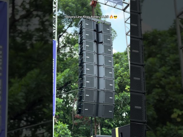 PESONA LINE ARRAY ASHLEY LA K3 #ashley #array #soundsystemindonesia #soundbalapindonesia #ceksound