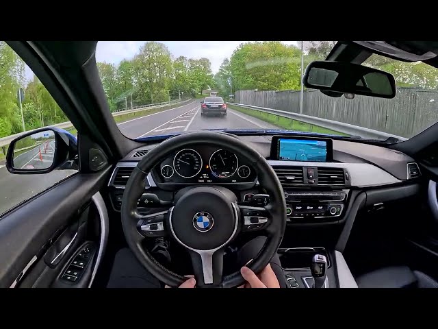 BMW F30 2.0D LCI 2016 M-Sport | 4K POV Test Drive