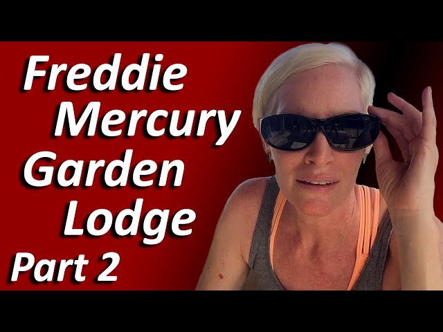 Channeling Freddie Mercury Garden Lodge