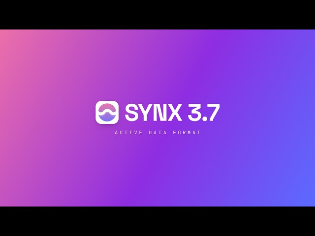 Introducing SYNX 3.7 | APERTURESyndicate