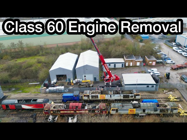 60060 ENGINE Removal Plus 60057/60075 & 43290 Being SACRIFICED for Spares at Colwick TMD