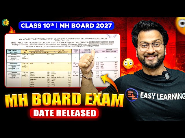 Class 10th Time Table Out Check Now | Good News All SSC Board 2027 Students | Maharashtra Board