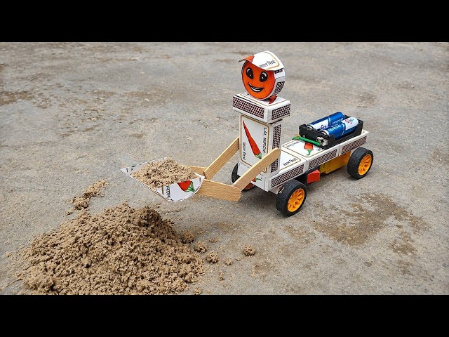 Matchbox Se Robot Vehicle Kaise Banaye 🚜 | DC Motor Robot | DIY Science Project