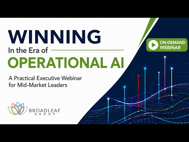 Webinar: Winning in the Era of Operational AI