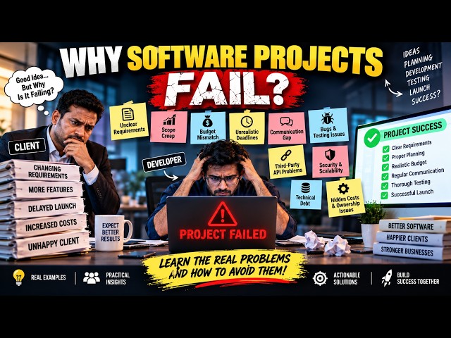 Why Software Projects Fail: The Real Problems Between Clients & Developers