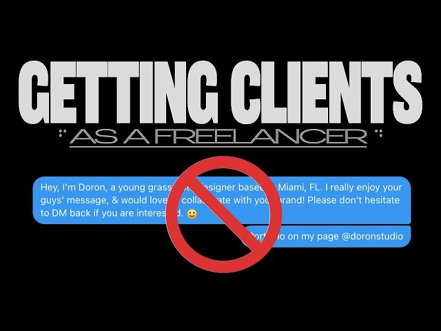 Tips For Getting Clients As A Graphic Designer In 2025