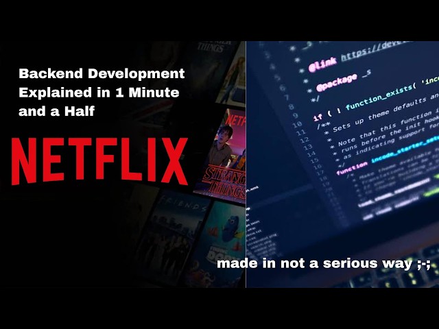 Backend Development Explained in 1 Minute and a Half