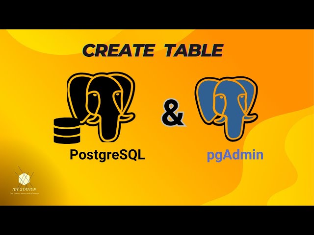 How to Create Tables in PostgreSQL Using pgAdmin | SQL Tutorial for Beginners