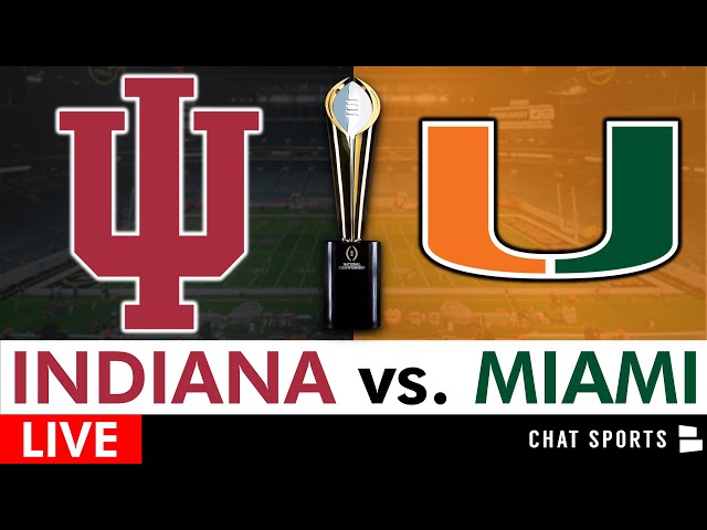 Indiana vs. Miami Live Streaming Scoreboard, Play-By-Play: CFP Championship Game On ESPN