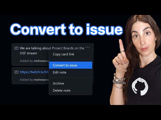 How to convert a project card to an issue #Shorts
