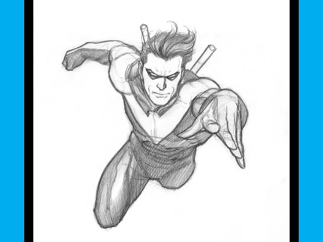 Frank Cho Drawing Demo - Nightwing 
