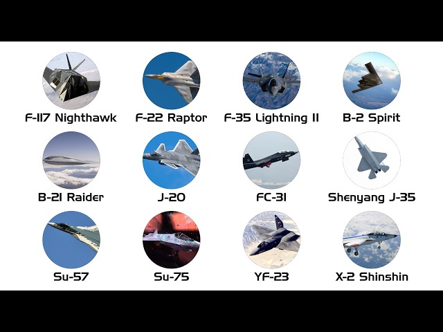 Every Stealth Fighter Jet Explained