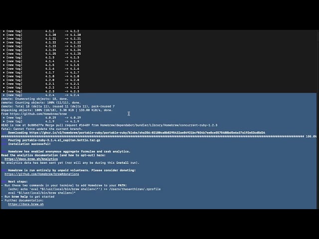 zsh: command not found: brew - macos sonoma - homebrew installation