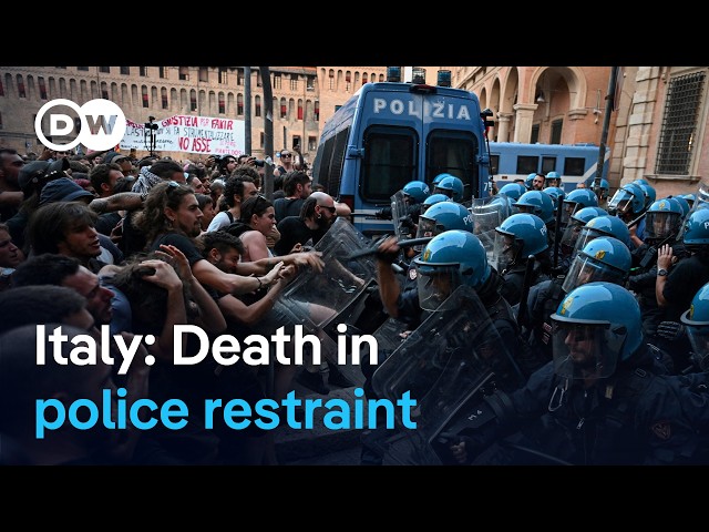 Anger in Italy after Moroccan man dies during arrest | DW News