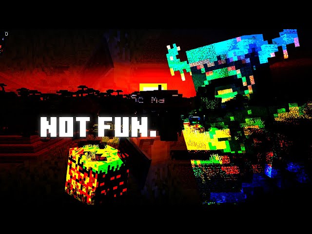 Minecraft will NEVER be "Not Fun"