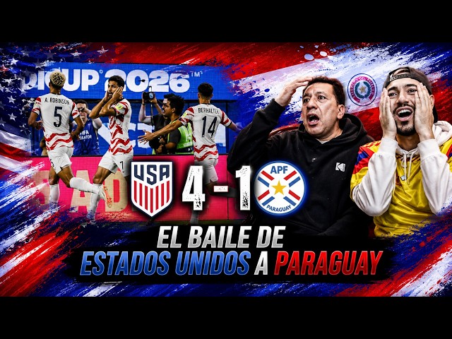 🔥 REACTION TO THE UNITED STATES HUMILIATING PARAGUAY (4-1) | 2026 WORLD CUP