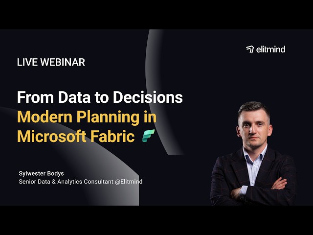 From data to decisions: modern planning in Microsoft Fabric