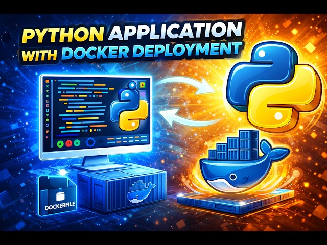 Deploying python application through docker