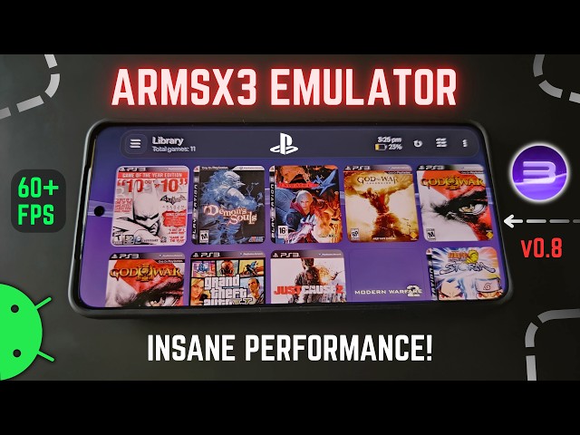 New ARMSX3 PS3 Emulator on Android 60FPS TEST | Full Guide & Best Settings - It’s Insane!