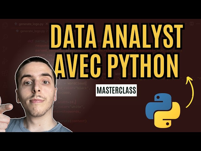 Data Analyst with Python | Complete Python Introduction | Full Tutorial