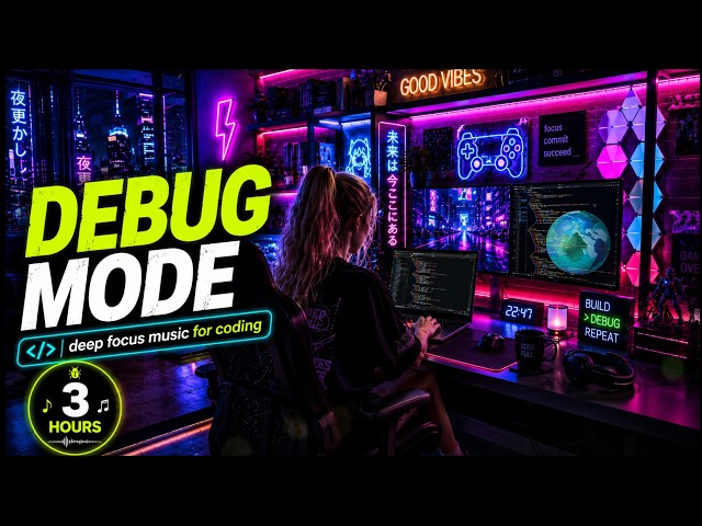 DEBUG MODE • Coding Marathon Music • 3 Hours