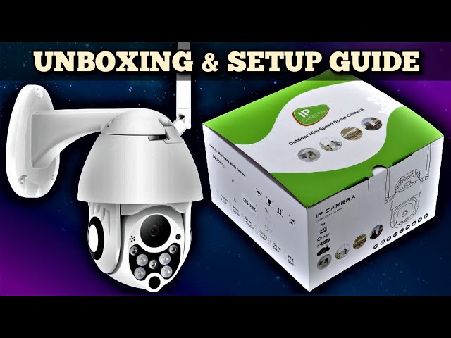 Outdoor Mini Speed Dome Camera Unboxing and how to Configure or Setup Guide