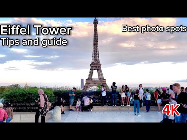 4K| The Eiffel Tower , Paris | Tips and guide #paris #happy #france