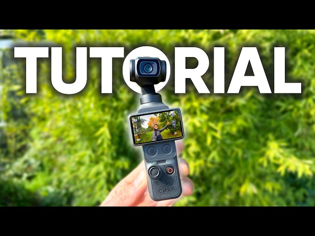 DJI Osmo Pocket 4 Tutorial & GUÍA de PRINCIPIANTES ¡Aprende TODO!