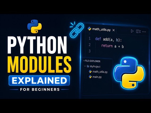 Python Modules Explained for Beginners | Import, Create & Reuse Code