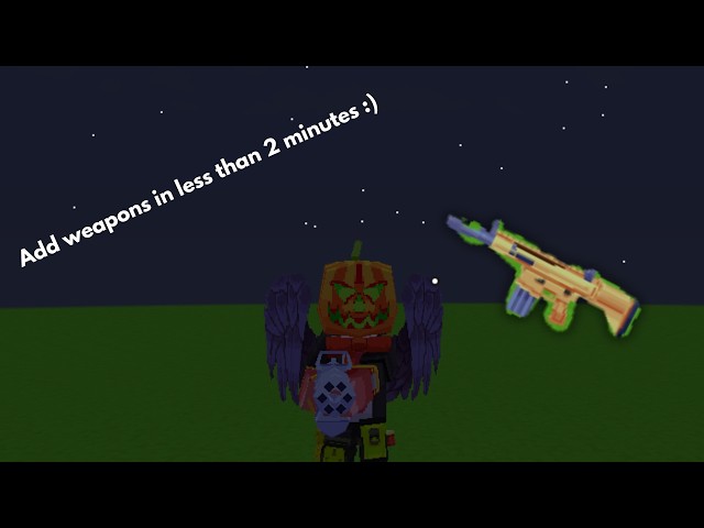 How to add weapons to your custom mode