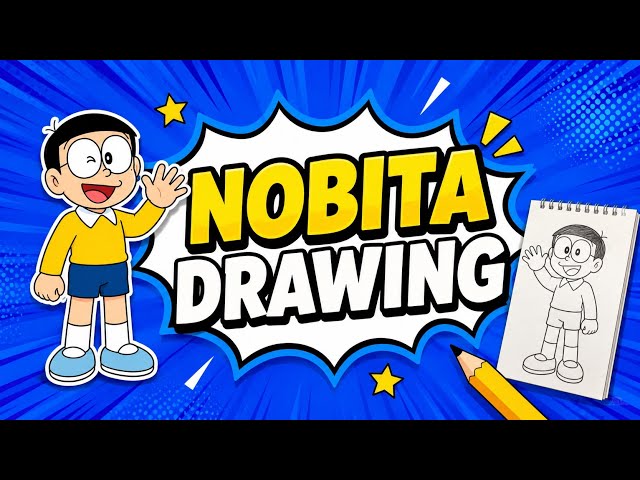 7+ Amazing Nobita Sketches 😍 | Easy Drawing Ideas | Creative Corner