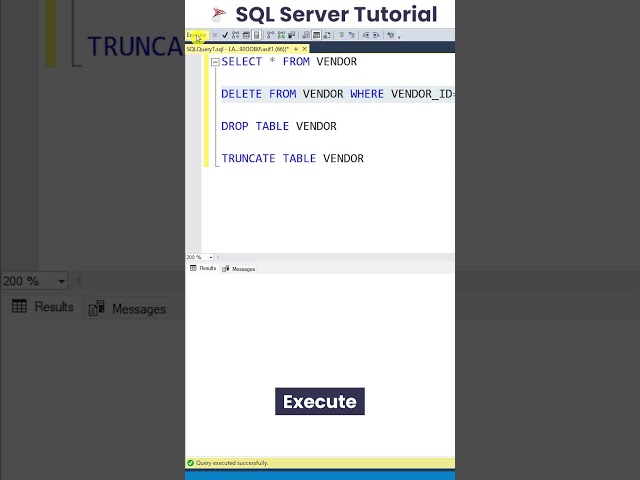 3 Ways to Delete Data from SQL Table in SQL Server