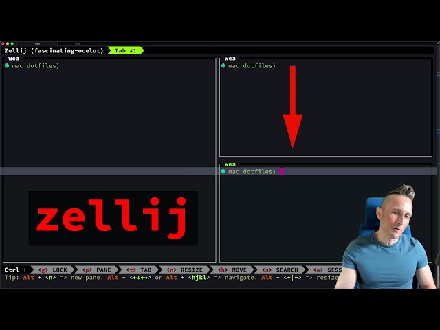First Impressions Using a tmux Alternative called Zellij