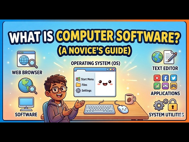 What is a Computer Software in Simple terms with Video explainer