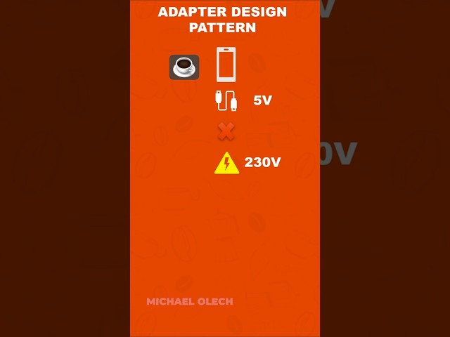 Master Adapter Design Pattern! #java #software #designpatterns #coding #programming #adapter #code
