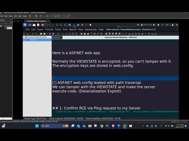 ASP.NET VIEWSTATE RCE with ysoserial.net
