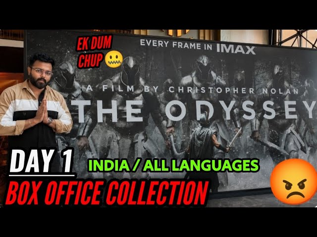 THE ODYSSEY BOX OFFICE COLLECTION DAY 1 INDIA | CHRISTOPHER NOLAN | HUGE 