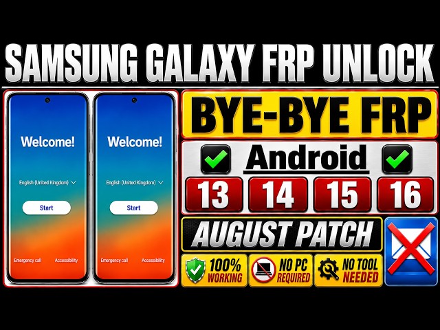 🔥 How To Remove FRP Lock On Samsung Galaxy 2026 | Android 13 To16 FRP Bypass | No PC Fast Unlock ⚡