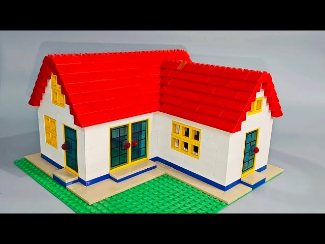 How To Build a Lego House MOC🏠| Building Blocks Instructions | Satisfying Diy #lego #legomoc #diy 