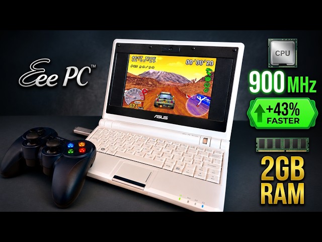 I Modded the ASUS Eee PC 701 for Retro Gaming!