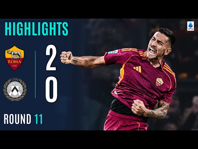 ROMA-UDINESE 2-0 | RESUMEN | ¡La Roma se coloca líder! | Serie A 2025/26