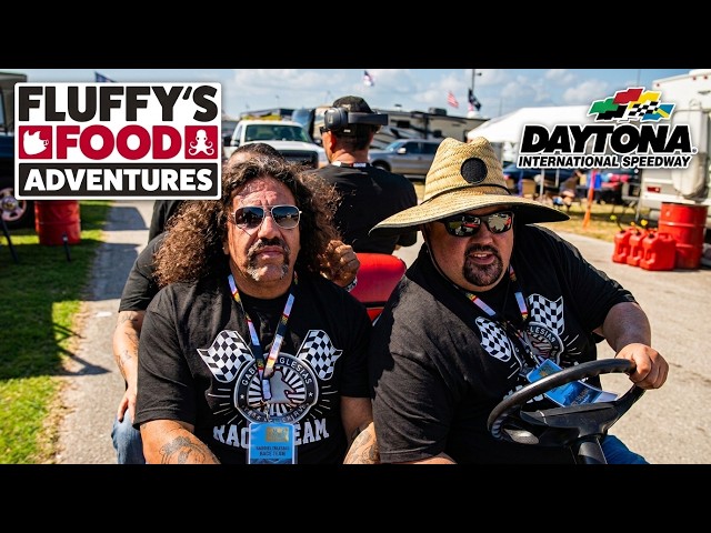 Daytona + NASCAR Cuisine + Joe Gibbs Racing Workout = Fluffy’s Food Adventures - Full Episode S2E8