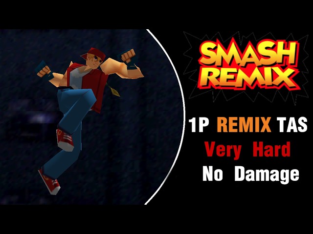 Smash Remix [TAS] - Terry Remix Mode (Very Hard, No Damage)