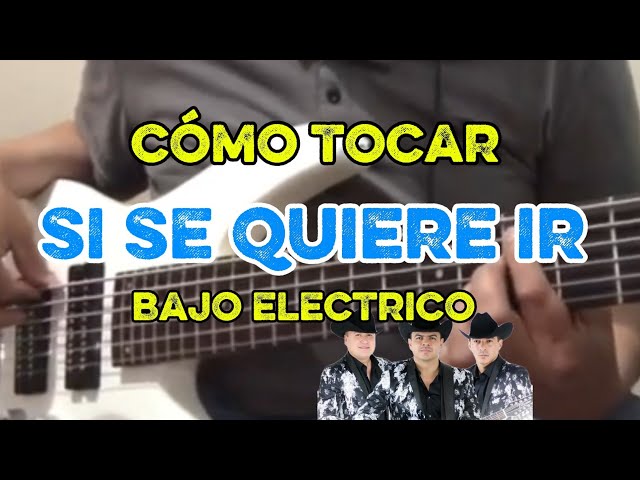 COMO TOCAR si se QUIERE IR en BAJO ELECTRICO hijos de Barrón 