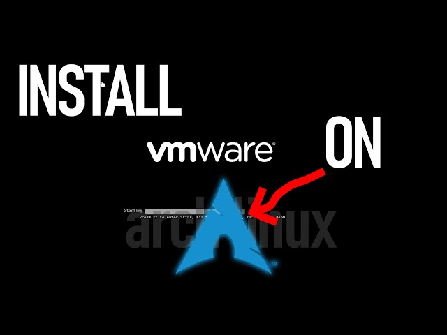 How to Install VMware Workstation on Arch Linux (Step by Step Guide)