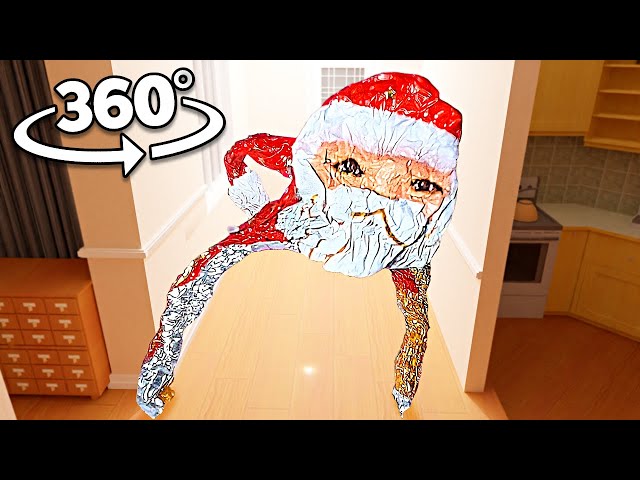goo goo gaga meme 360° in YOUR HOUSE! - Goo Goo Gaga Santa Meme 4K