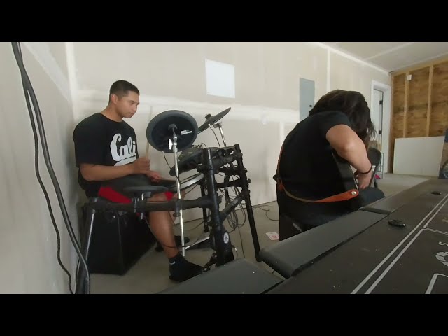 VR180 500 Covers And Airshom - Cali Love Practice - Loop Pedal Test
