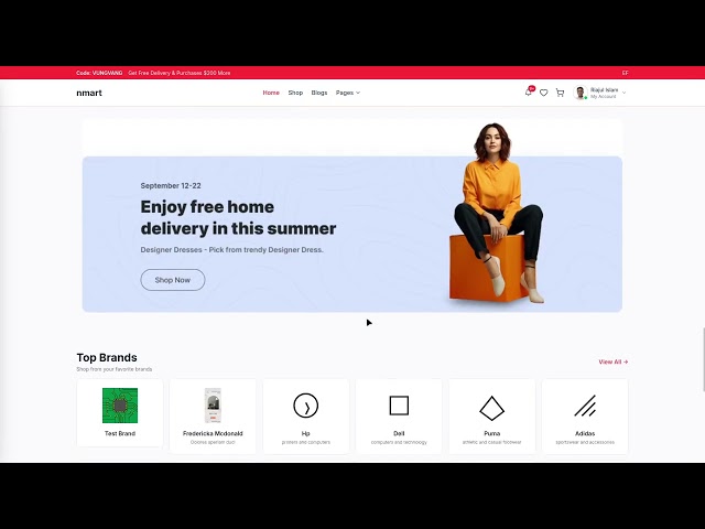 Nmart | e-commerse order processing steps overview