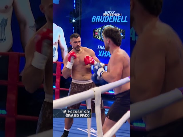 ⚡ Brudenell delivers! Second-round knockout over Francesko Xhaja! #SENSHI #GrandPrix #combatsports