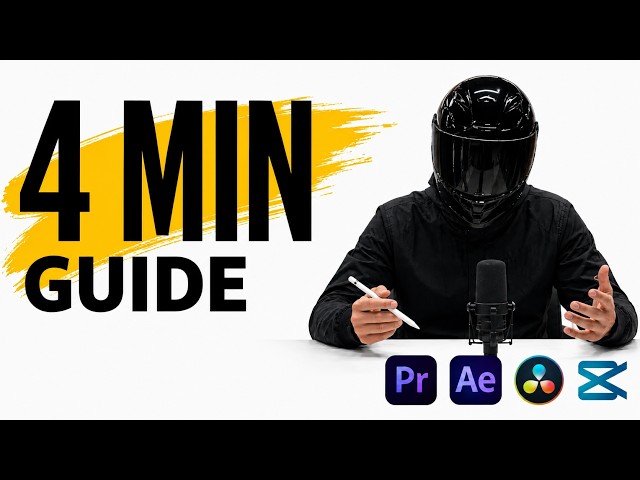 How to Start Video Editing for Beginners (2026) in just 4 Mins!